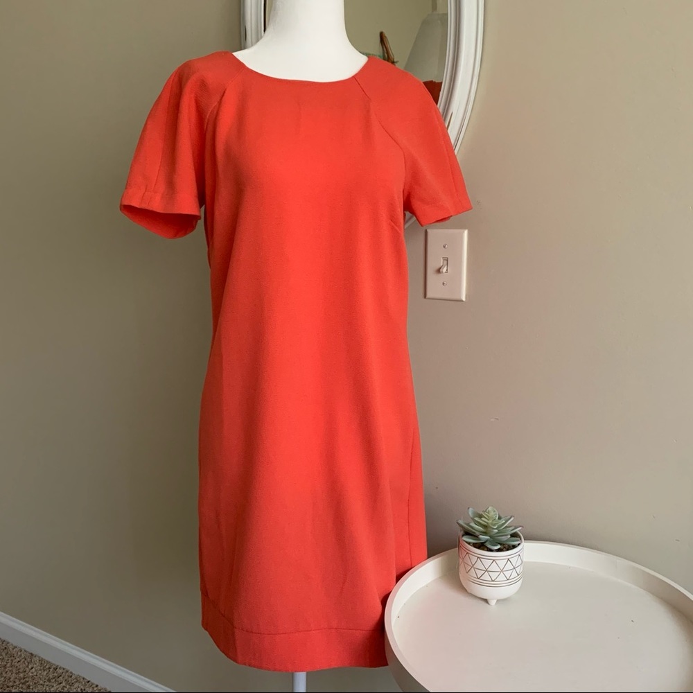 Philosophy Pink Short Sleeve Shift Dress Sz 2